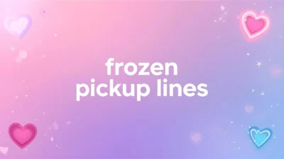 frozen pickup lines