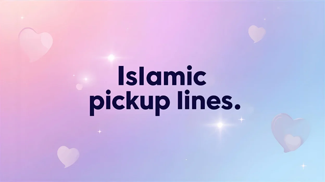 islamic pickup lines