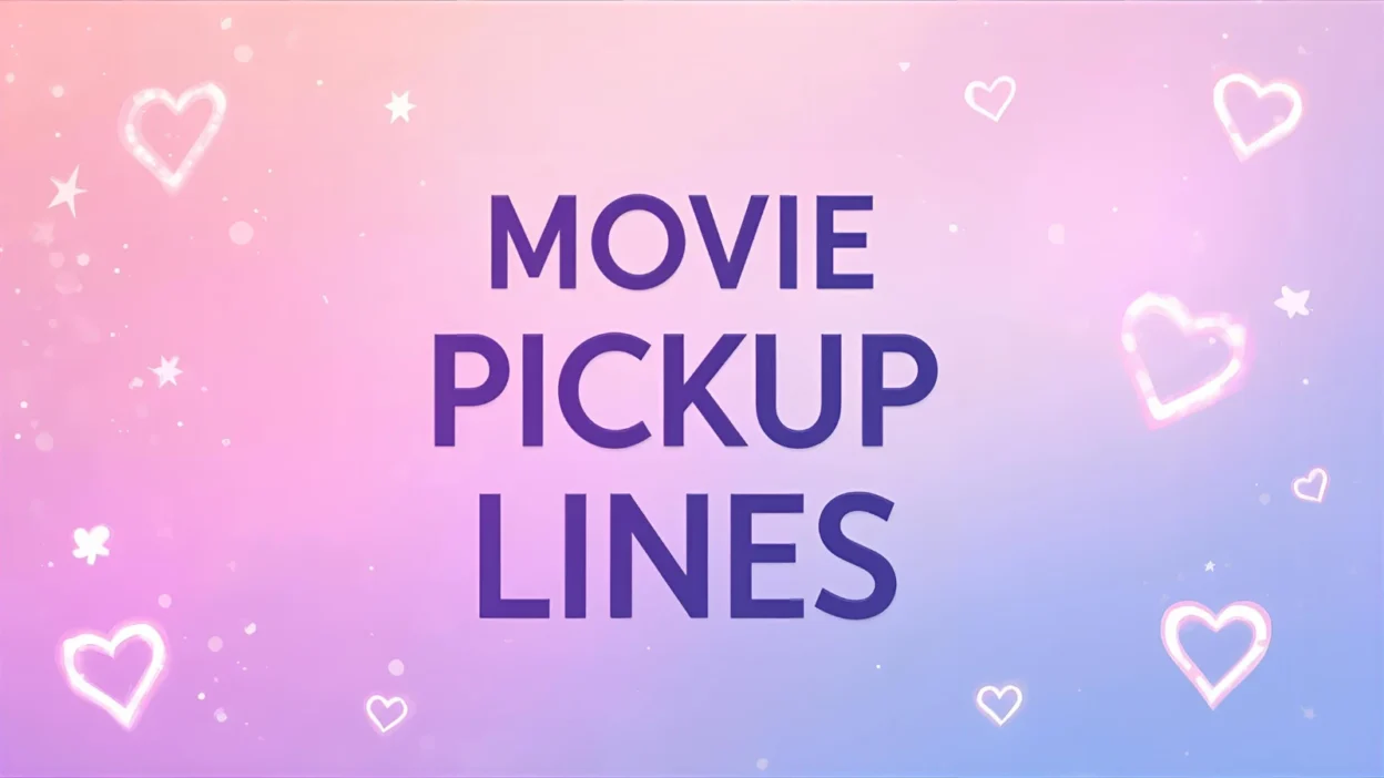 movie pickup lines