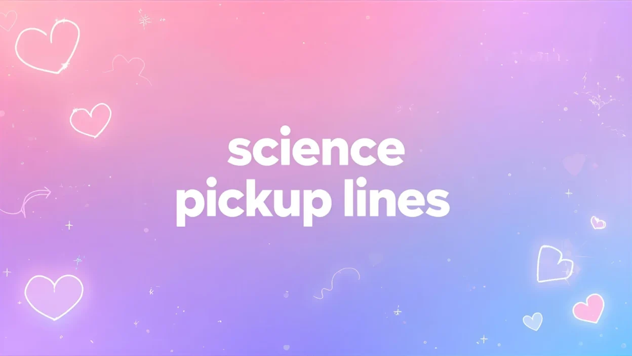 science pickup lines