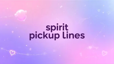 spirit pickup lines