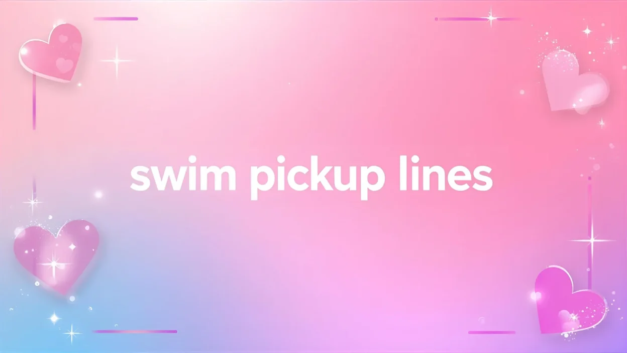 swim pickup lines