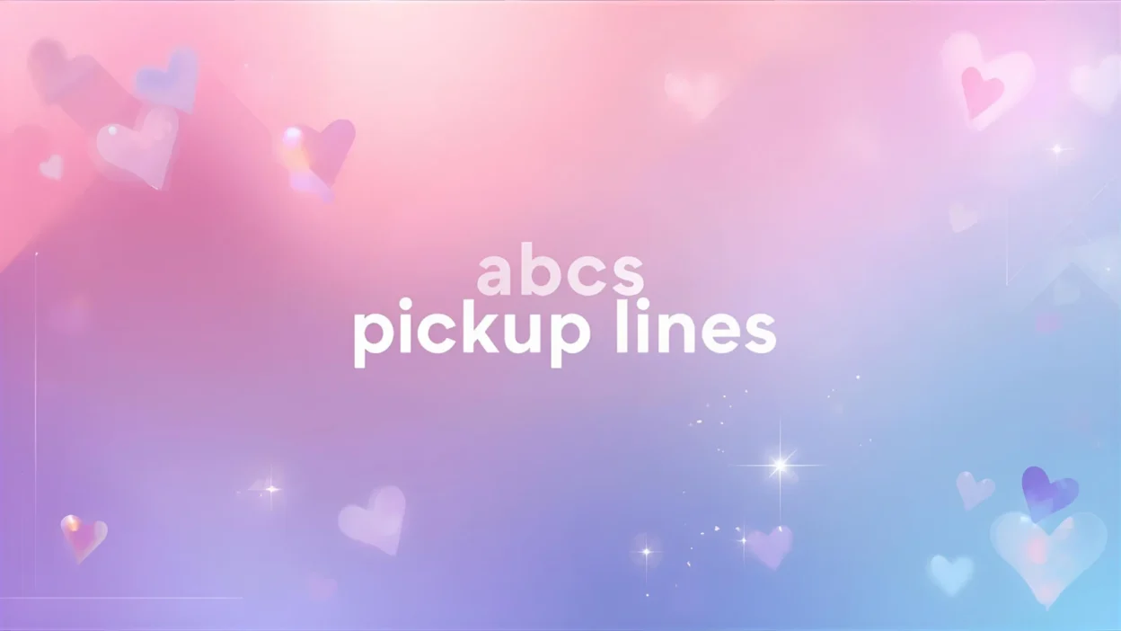 abcs pickup lines