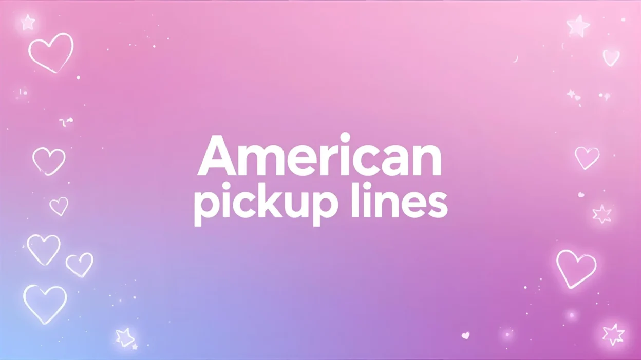american pickup lines