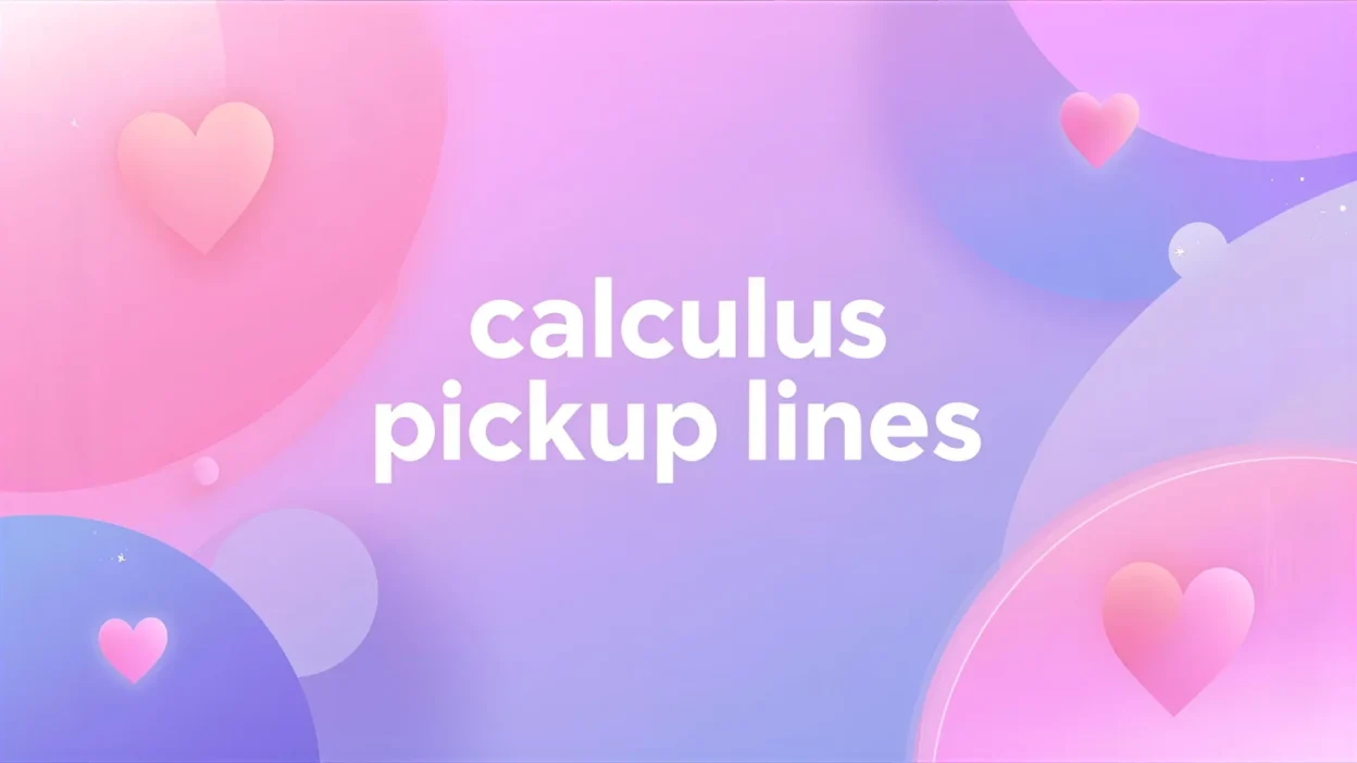 calculus pickup lines