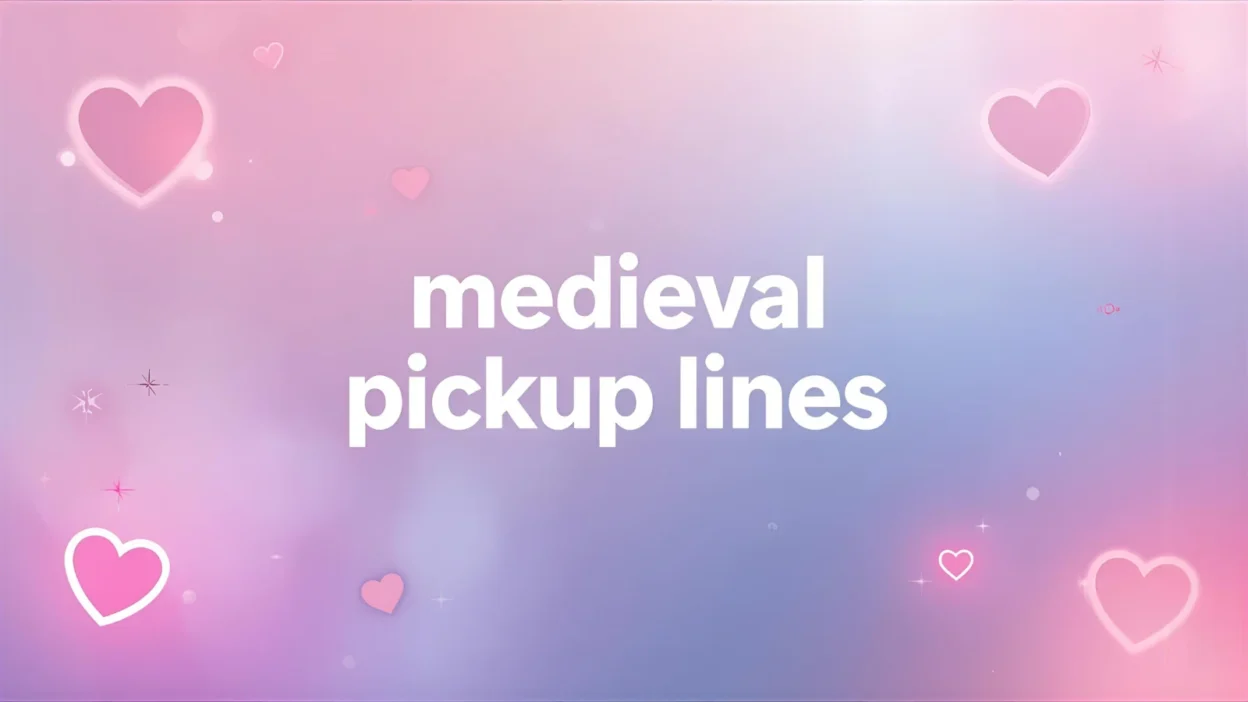 medieval pickup lines