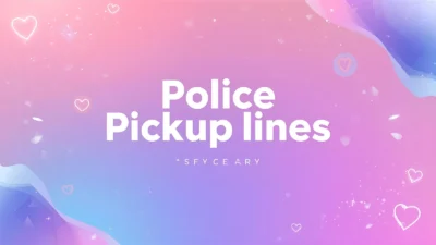 police pickup lines