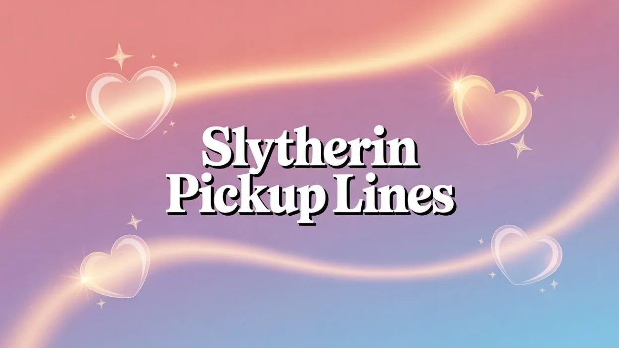 slytherin pickup lines
