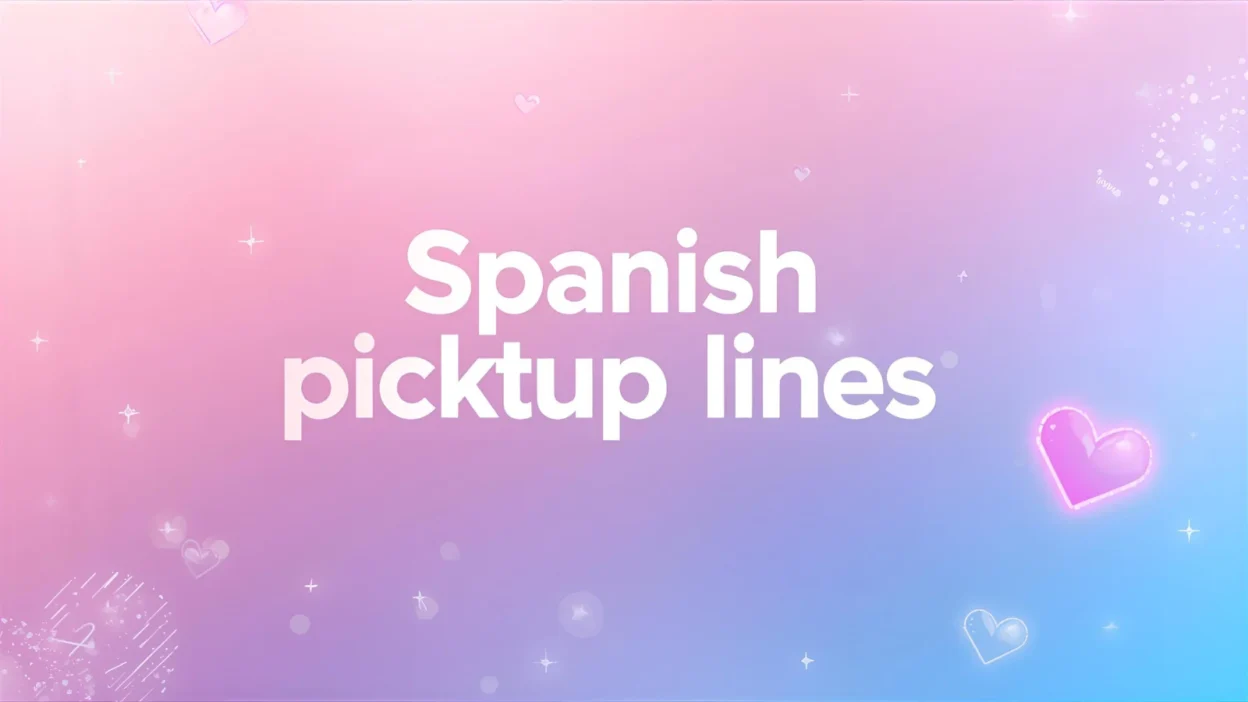 spanish pickup lines