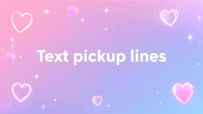 text pickup lines