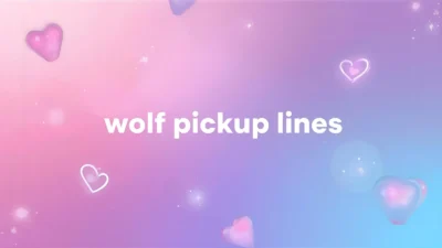 wolf pickup lines