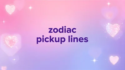 zodiac pickup lines