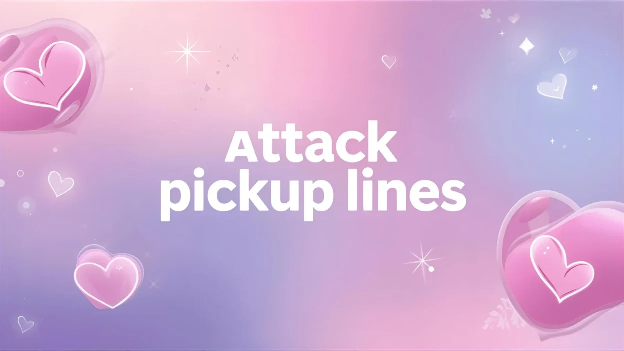 attack pickup lines