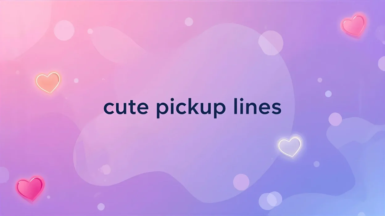 cute pickup lines