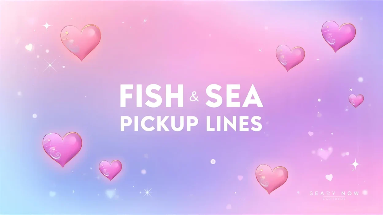 fish sea pickup lines