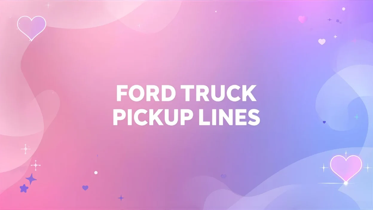 ford truck pickup lines