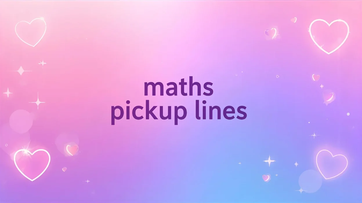 maths pickup lines