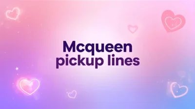 mcqueen pickup lines