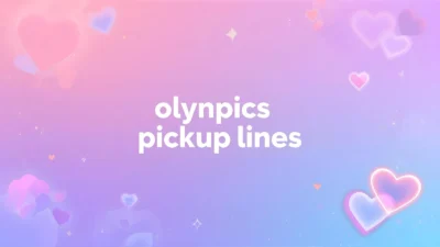 olympics pickup lines