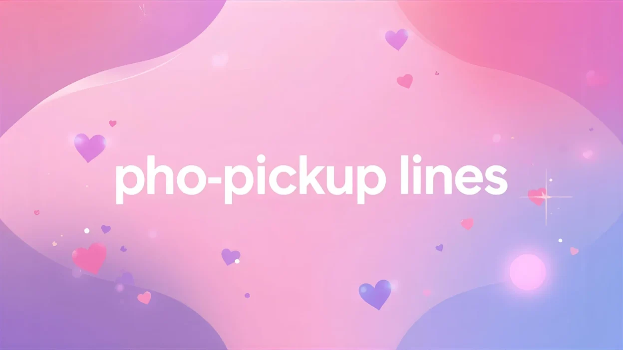 pho pickup lines