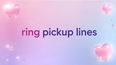 ring pickup lines