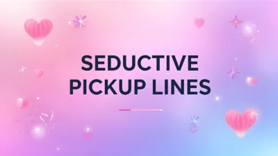 seductive pickup lines