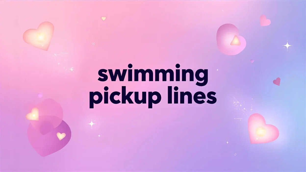 swimming pickup lines
