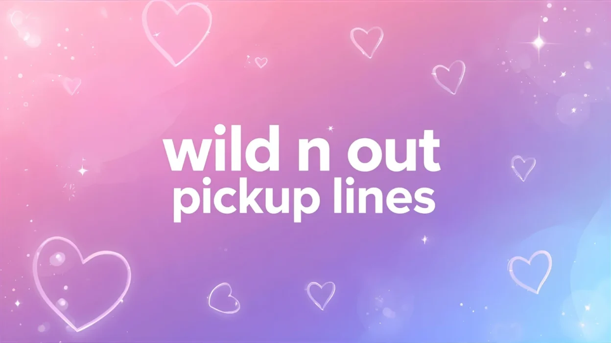 wild n out pickup lines
