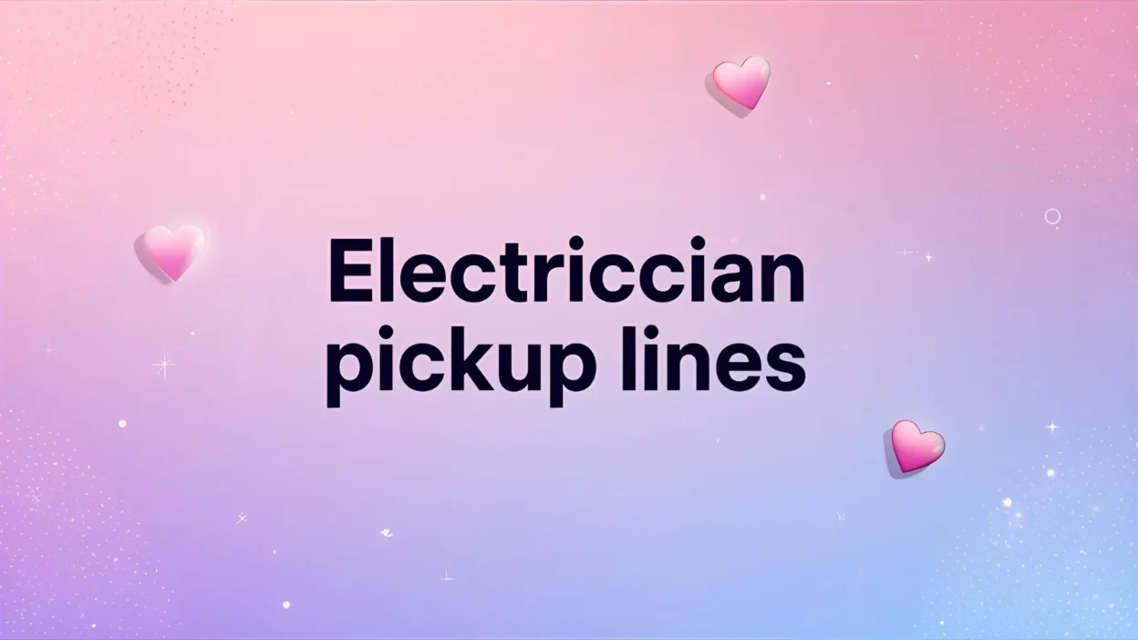 electrician pickup lines