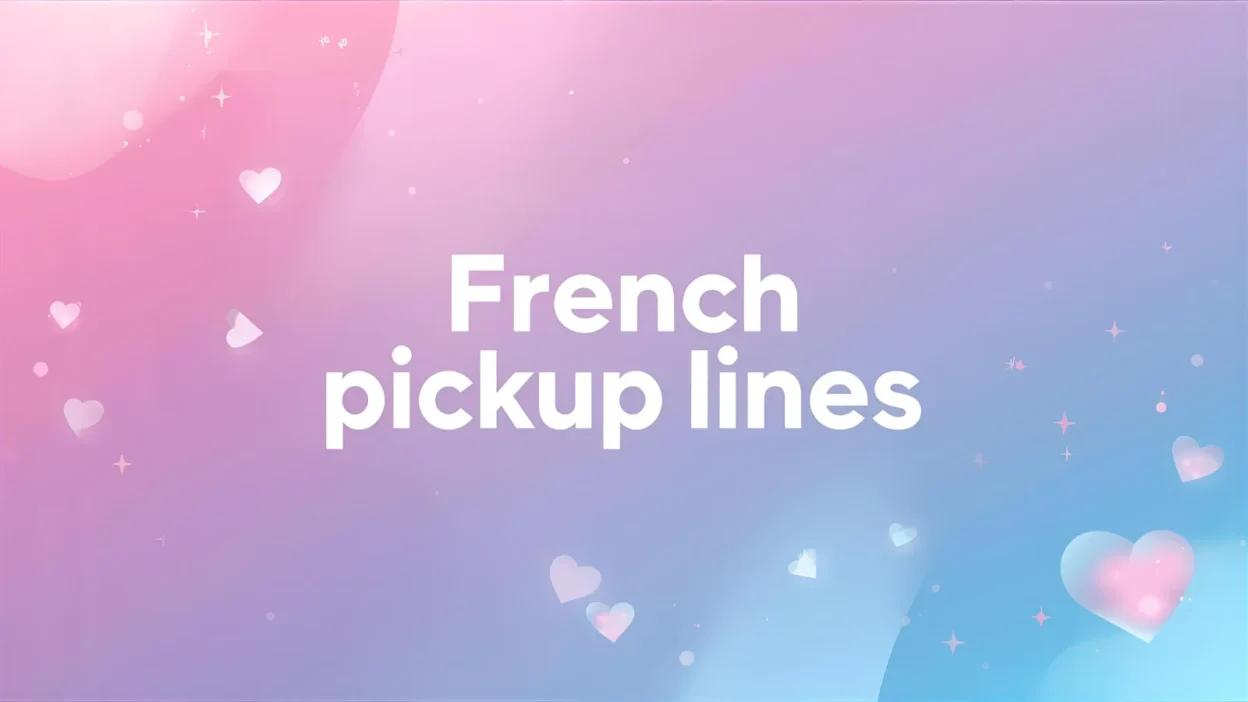 french pickup lines