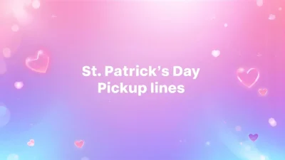 st patricks day pickup lines