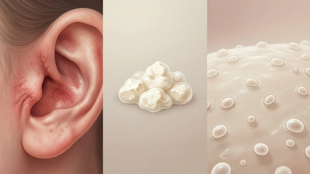 what does a yeast infection look like