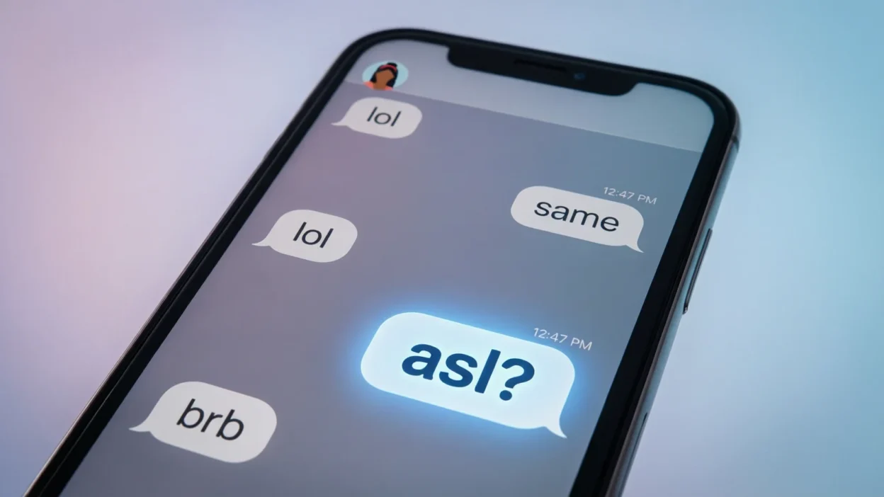 what does asl mean in text