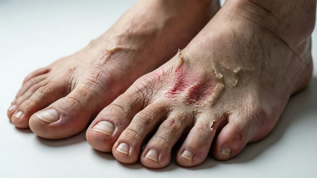 what does athlete's foot look like