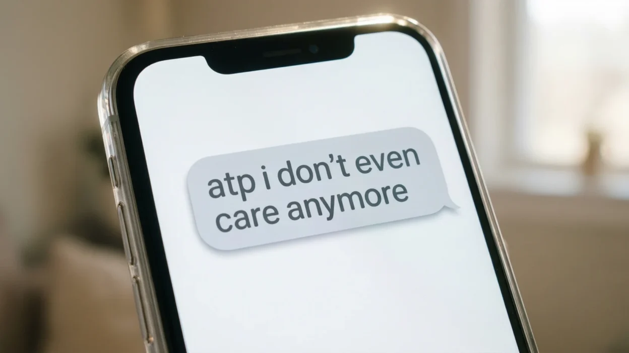 what does atp mean in text