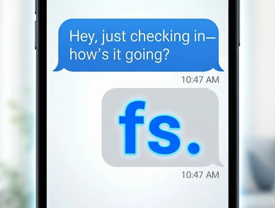 what does fs mean in text