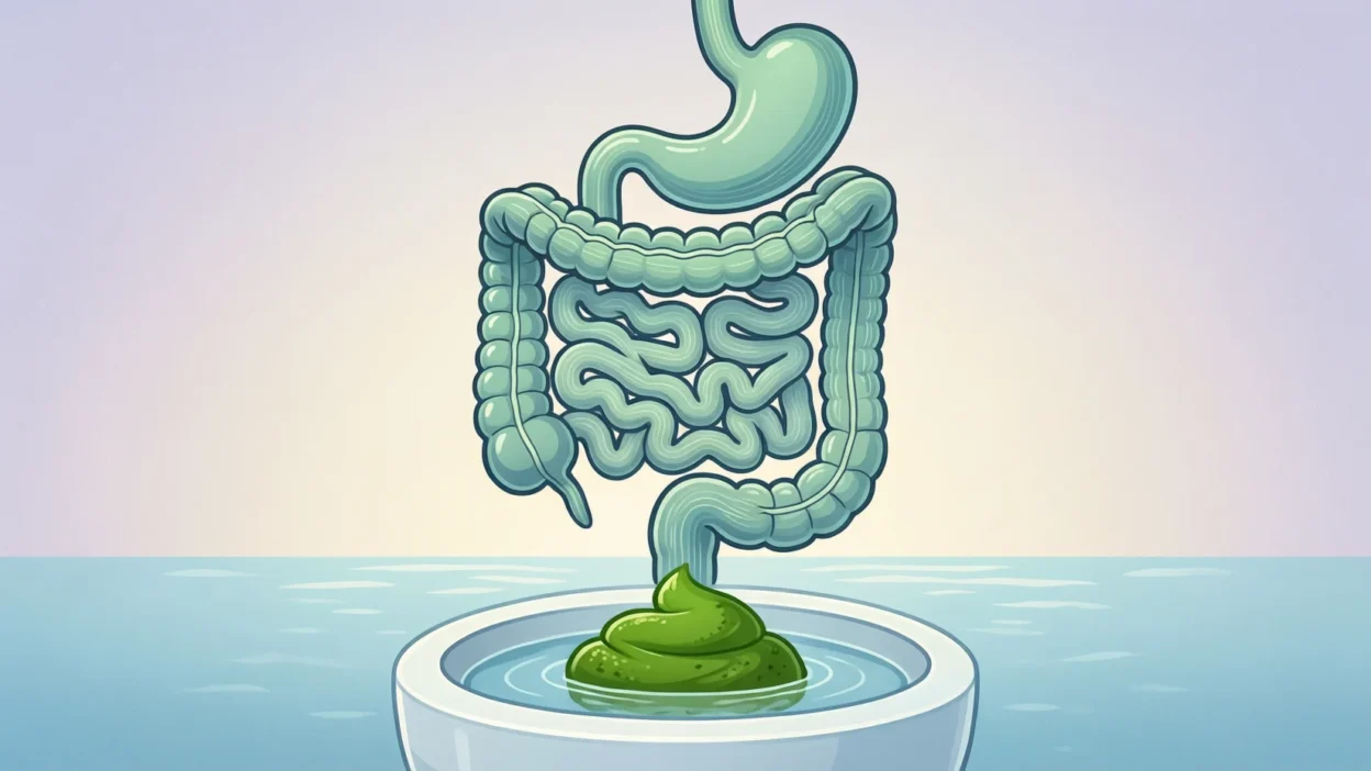 what does it mean when your poop is green