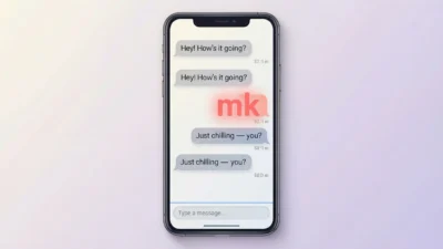 what does mk mean in text