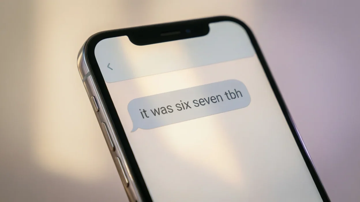 what does six seven mean